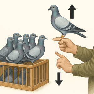 Le tri de fin de saison chez les pigeons voyageurs entre raison et discernement