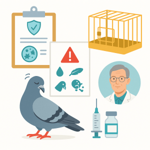 Paramyxovirose des pigeons les conseils du Pr. Vindevogel