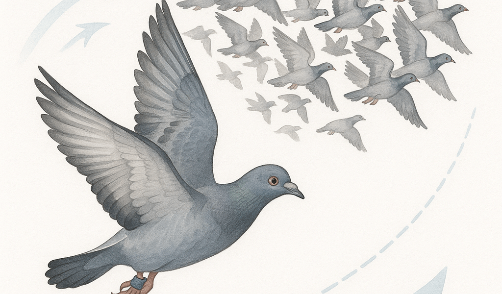 Pigeon Voyageur Influence du Vent et de la Masse sur les Resultats en Concours Colombophile