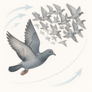 Pigeon Voyageur Influence du Vent et de la Masse sur les Resultats en Concours Colombophile