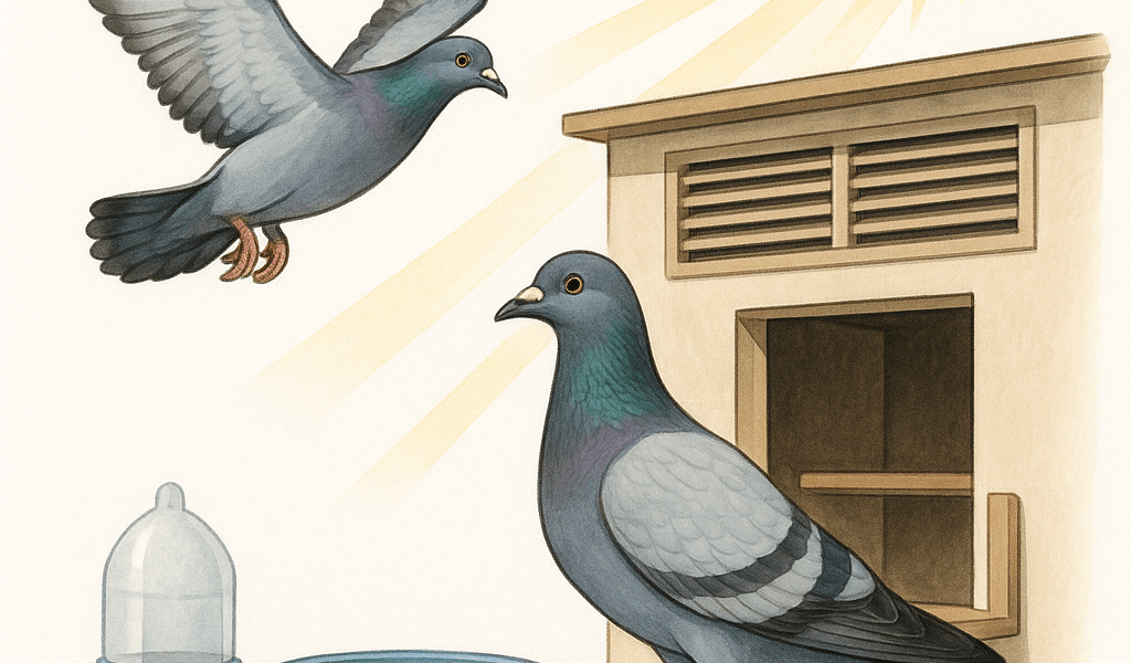 Pigeon Voyageur Le Role du Colombier et de la Forme en Ete dans la Selection des Champions