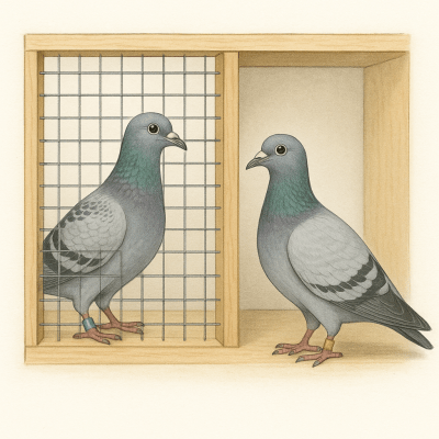 Pigeon voyageur : Quelle est la meilleure méthode pour la mise au veuvage ? 2 Pigeon voyageur Quelle est la meilleure methode pour la mise au veuvage