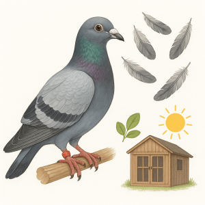 Pigeon voyageur bien preparer la mue grace au repos et a une approche naturelle en fin de saison