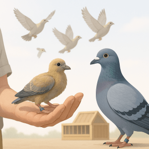 Pigeon voyageur comprendre et limiter les pertes de pigeonneaux pendant les entrainements