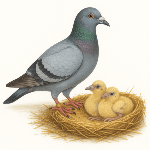 Pigeon voyageur reussir lelevage hivernal et la croissance naturelle des pigeonneaux precoces