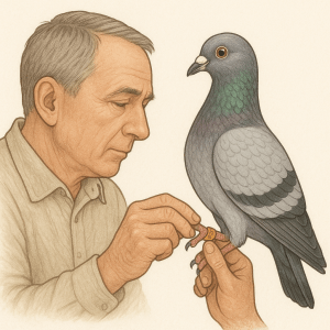 Le Role des Details et du Calme du Colombophile dans le Succes des Pigeons Voyageurs