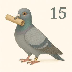 Le courrier des lecteurs n°15– pigeon voyageur