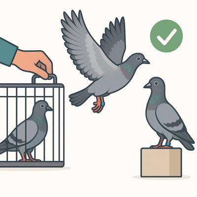Pigeons Voyageurs et Concours de Grand Fond Pourquoi le Lacher Matinal Assure lEquite Sportive