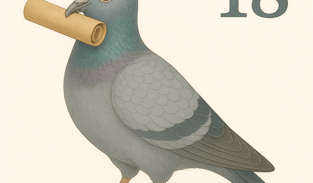 Le courrier des lecteurs n°18– pigeon voyageur