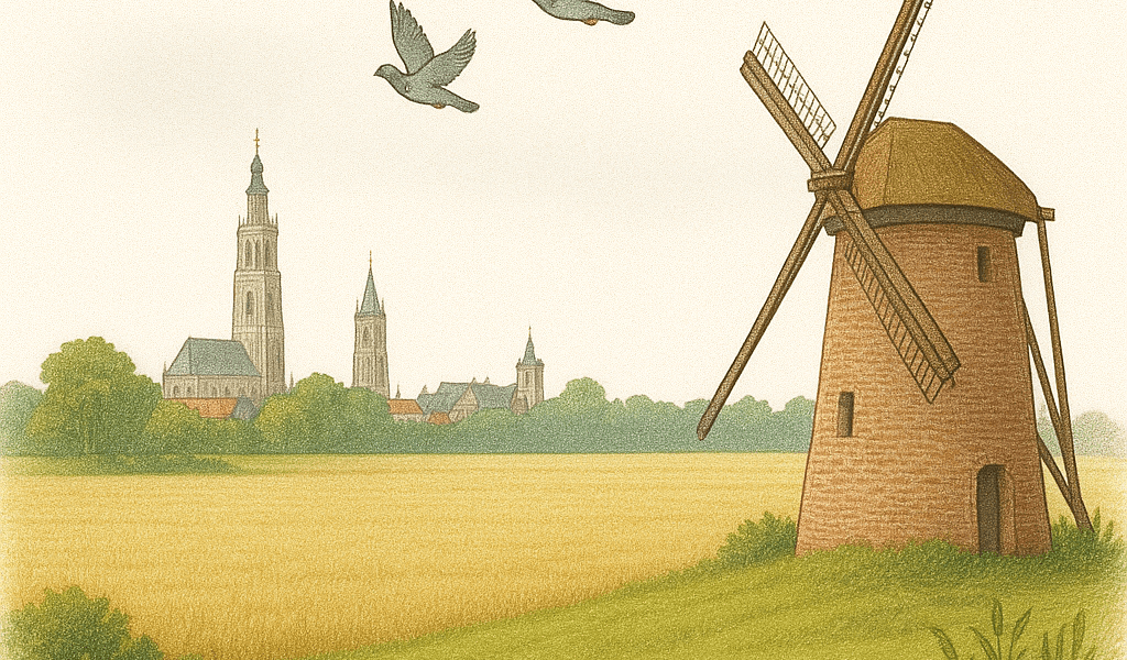 Le pigeon dans son passe – Karel Wegge 10