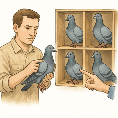 La selection du pigeon voyageur base dun bon pigeonnier delevage