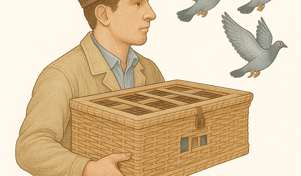 Le pigeon dans son passe – le lieu de lacher 11