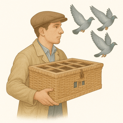 Le pigeon dans son passé – le lieu de lâcher - (11) 2 Le pigeon dans son passe – le lieu de lacher 11