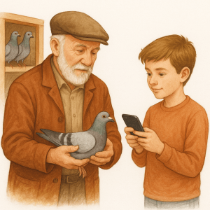 Les colombophiles ages face a la nouvelle generation