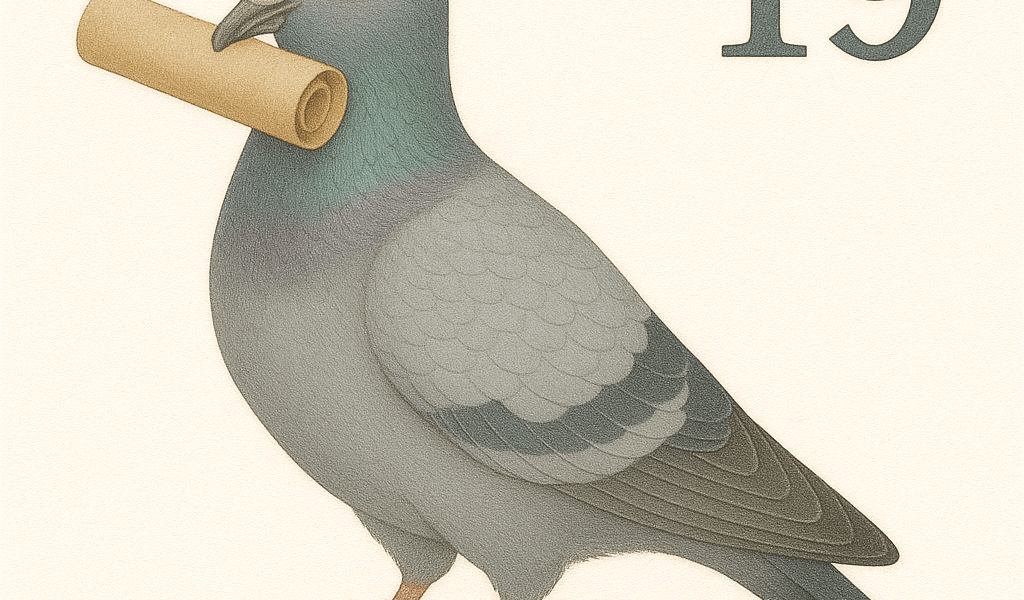 Le courrier des lecteurs n°19– pigeon voyageur