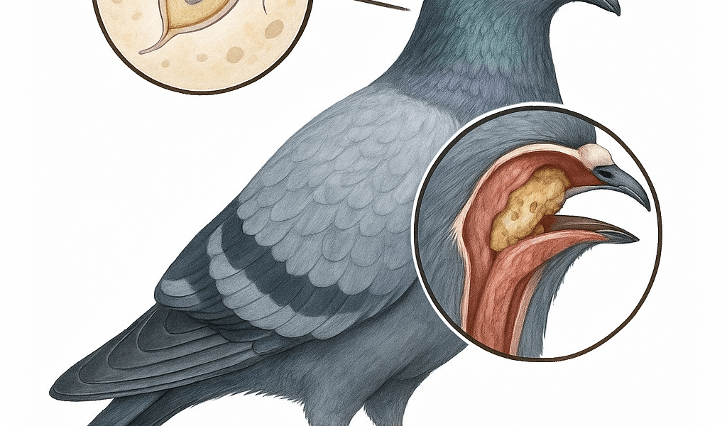 Trichomonose chez le pigeon causes traitement et prevention naturelle