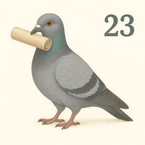 Le courrier des lecteurs n°23– pigeon voyageur