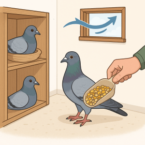 La sante naturelle du pigeon voyageur