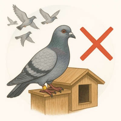 La perte de bons pigeons voyageurs 2 La perte de bons pigeons voyageurspng