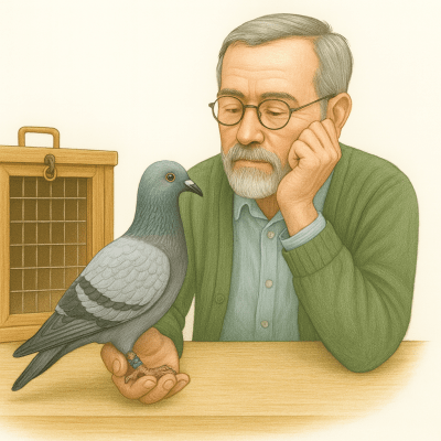 Les pigeons voyageurs et la lecon de patience du Dr Bricoux
