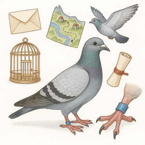 Themes divers sur les pigeons voyageurs