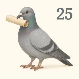 Le courrier des lecteurs n°25– pigeon voyageur