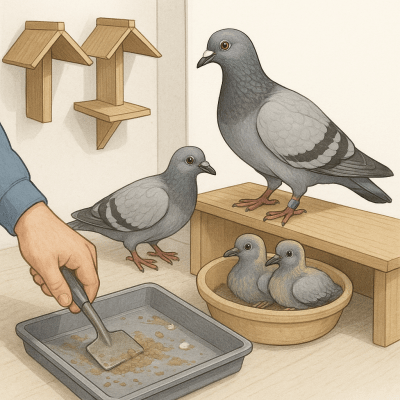 Hygiène du Pigeonnier et Gestion des Jeunes : Secrets Essentiels pour un Pigeon Voyageur en Pleine Forme 2 Hygiene du Pigeonnier et Gestion des Jeunes Secrets Essentiels pour un Pigeon Voyageur en Pleine Forme