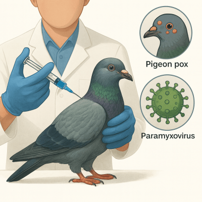 Vaccin colombovac PMVPDX contre la variole et la paramyxovirose